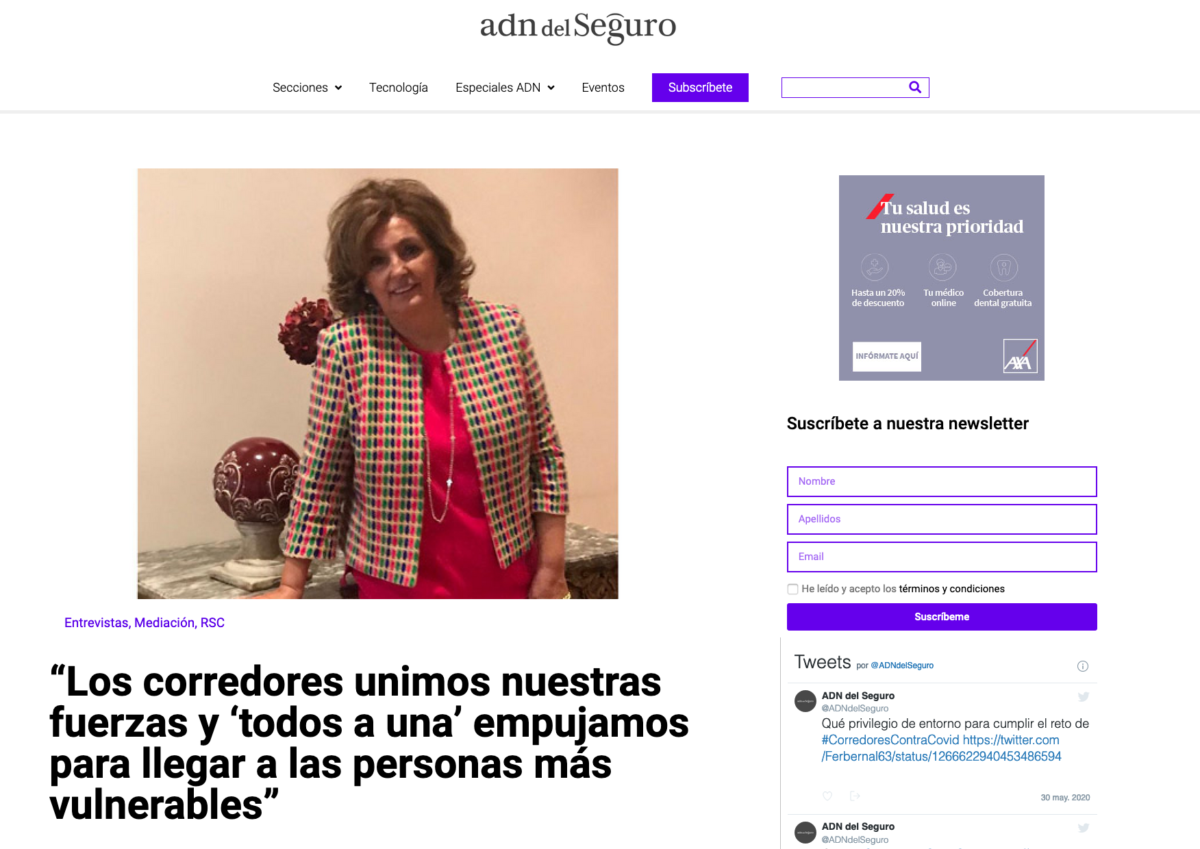 En este momento estás viendo Adn del Seguro entrevista a Ana Muñoz
