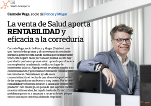 Lee más sobre el artículo Carmelo Vega da su visión de experto en la revista PymeSeguros